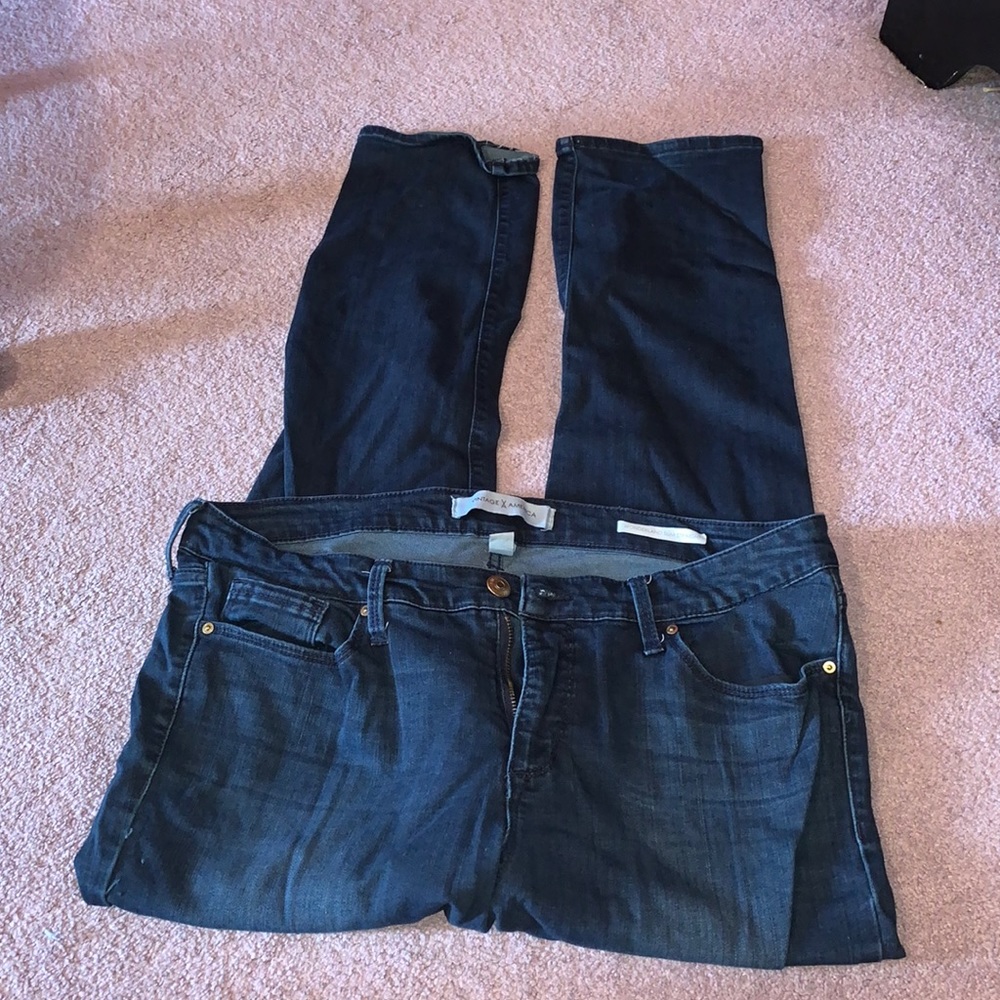 Dark wash jean